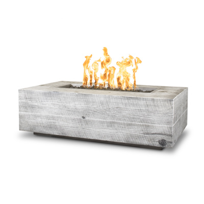 The Outdoor Plus Coronado 72" Powder-Coated Black Linear Fire Pit with Match Lit Ignition, Propane (OPT-CORPC72)